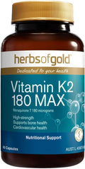 Vitamin K2 180 MAX 60 Capsules