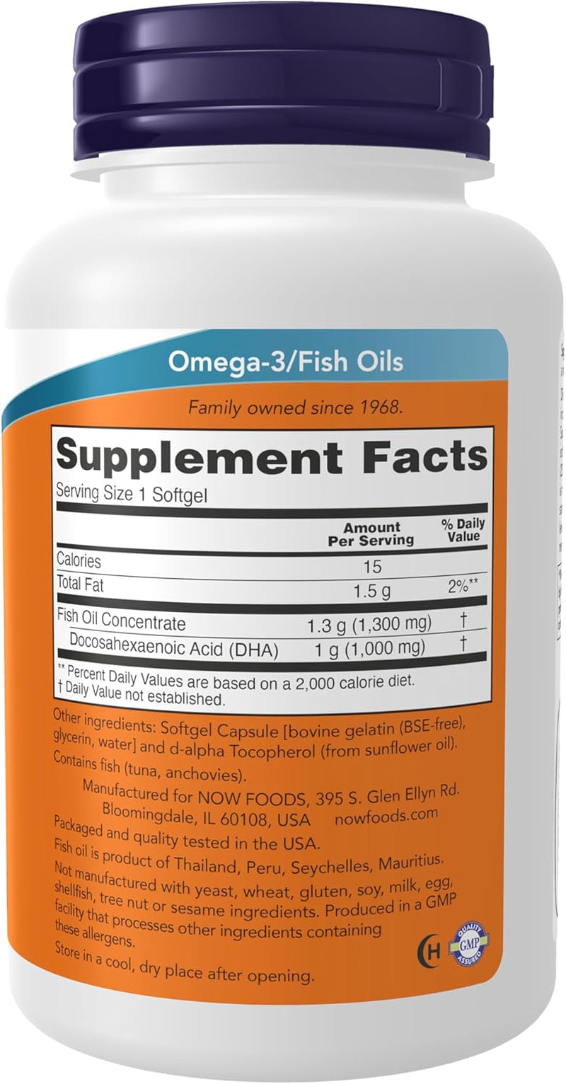 Supplements Dha 1000 Mg Brain Support, Softgels, 90 Count
