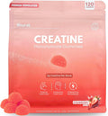 Creatine Monohydrate Gummies for Men & Women, 5G Creatine per Serving | Enhanced Muscle Growth, Strength, Focus and Recovery, Low Calorie, Sugar Free, No Artificial Colours - Strawberry Burst Flavour 120 Gummies