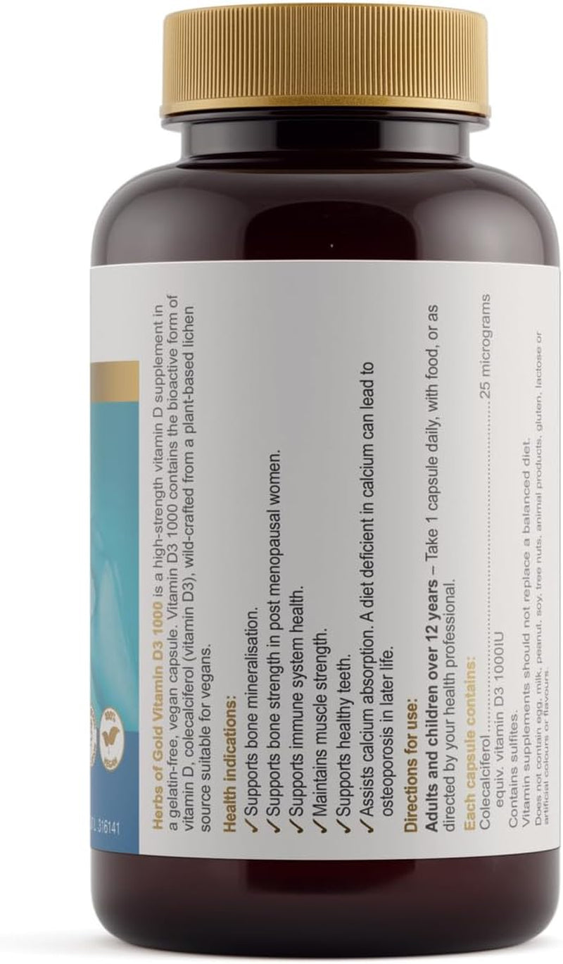 Vitamin D3 1000 240 Capsules, 240 Count