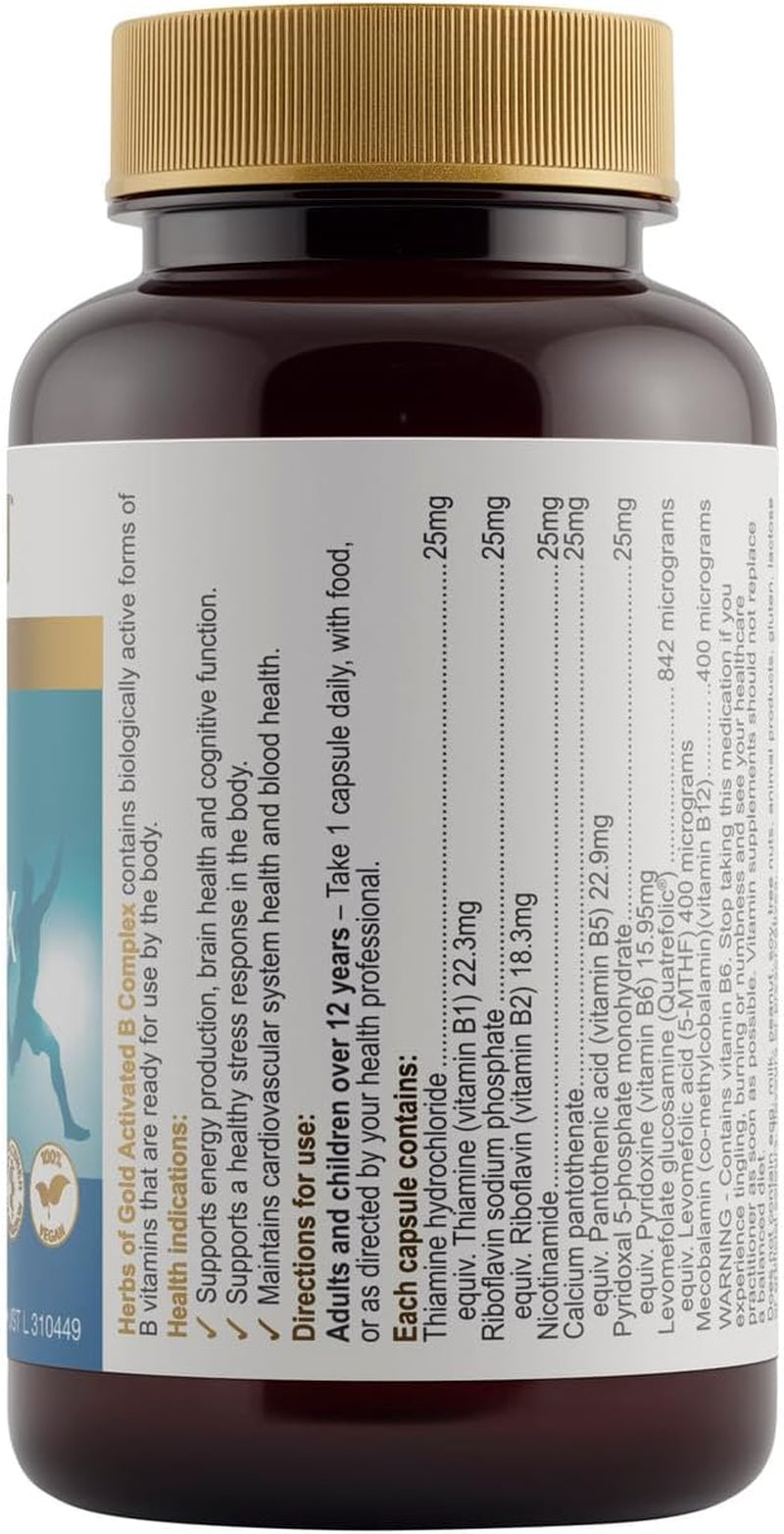 Activated B Complex 60 Capsules, 60 Count