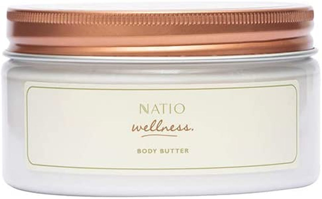 Australia Wellness Body Butter 240G - Cocoa Butter, Shea Butter, Pomegranate & Olive Leaf - Intensively Hydrating, Smoothing & Replenishing - Made in Australia