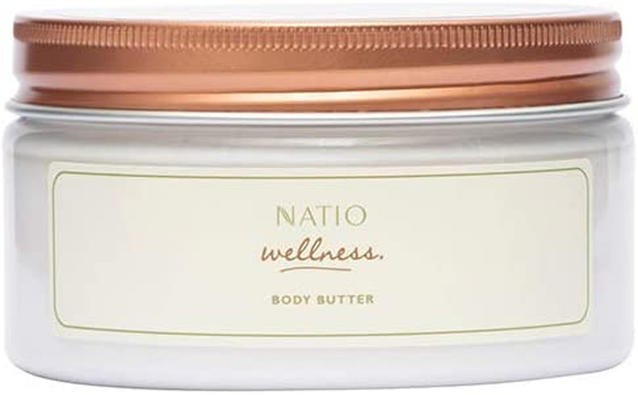 Australia Wellness Body Butter 240G - Cocoa Butter, Shea Butter, Pomegranate & Olive Leaf - Intensively Hydrating, Smoothing & Replenishing - Made in Australia