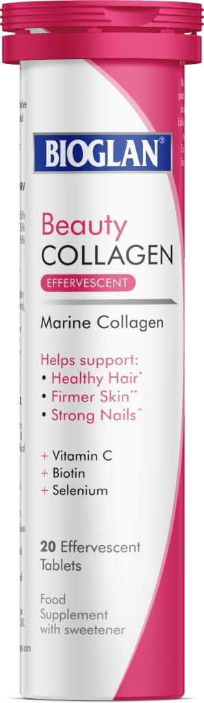 Collagen Effervescent | 1000Mg | Hydrolysed Marine Collagen | Biotin | Selenium & Vitamin C | 20 Berry Flavoured Effervescent