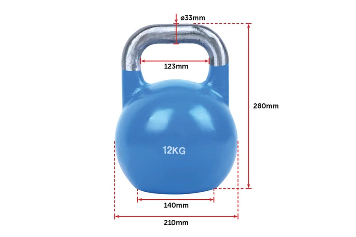 12Kg Pro-Grade Steel Kettlebell