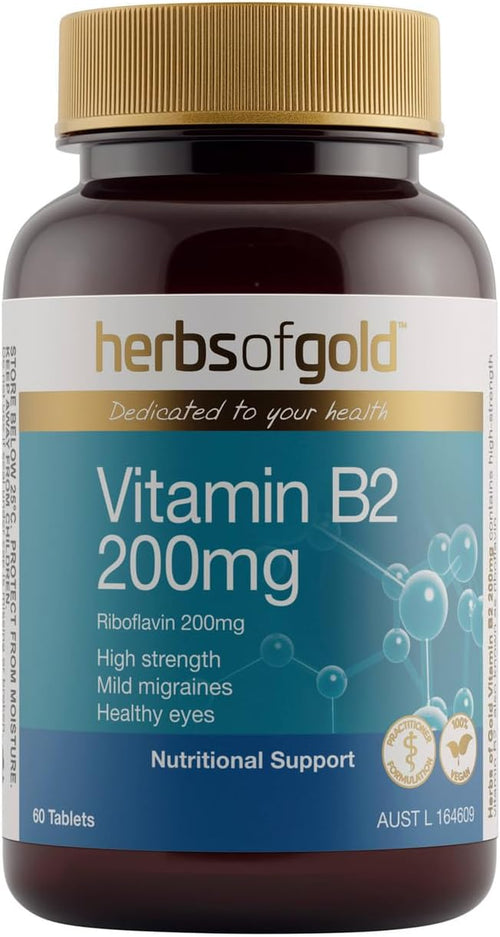 200Mg Vitamin B2 60 Tablets