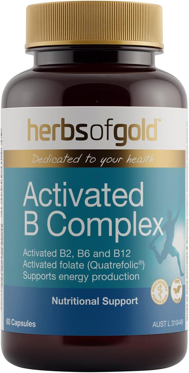 Activated B Complex 60 Capsules, 60 Count