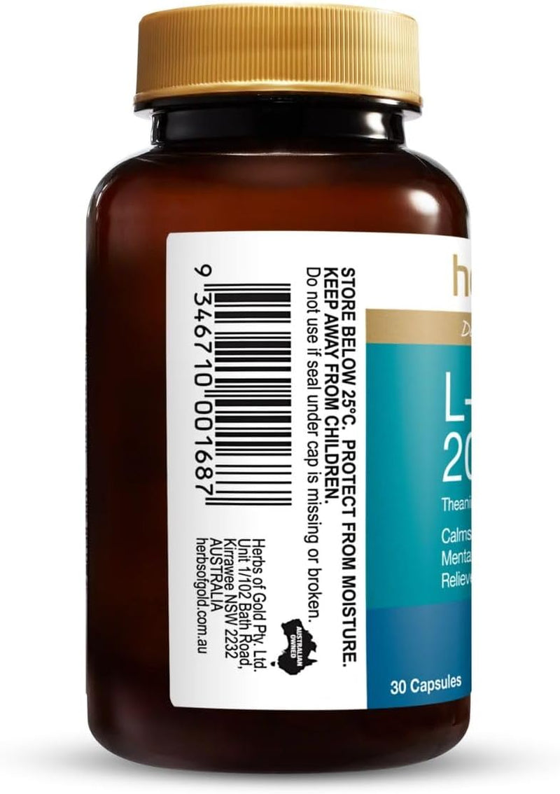 L-Theanine 200Mg 30 Capsules