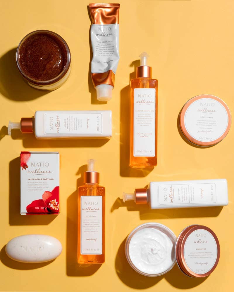 Australia Wellness Body Butter 240G - Cocoa Butter, Shea Butter, Pomegranate & Olive Leaf - Intensively Hydrating, Smoothing & Replenishing - Made in Australia