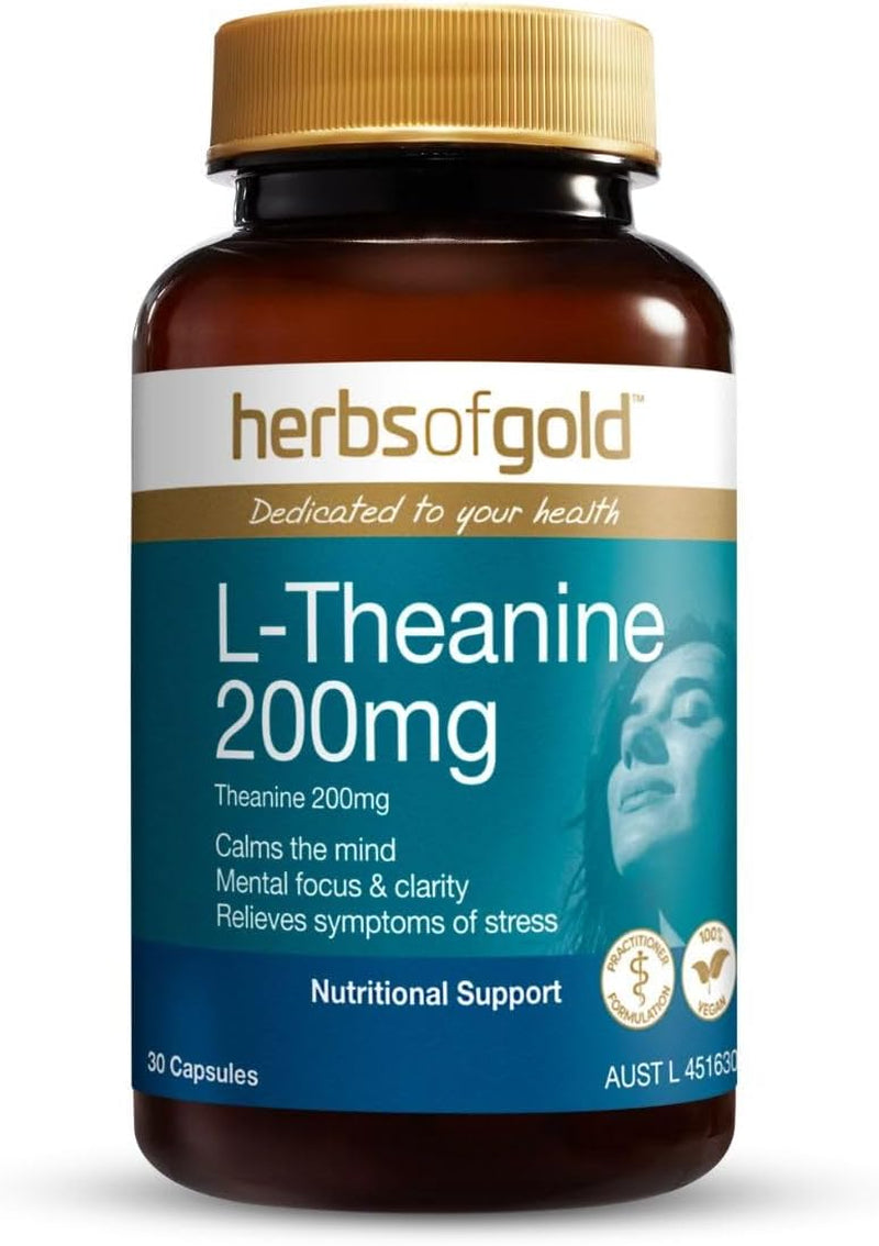 L-Theanine 200Mg 30 Capsules