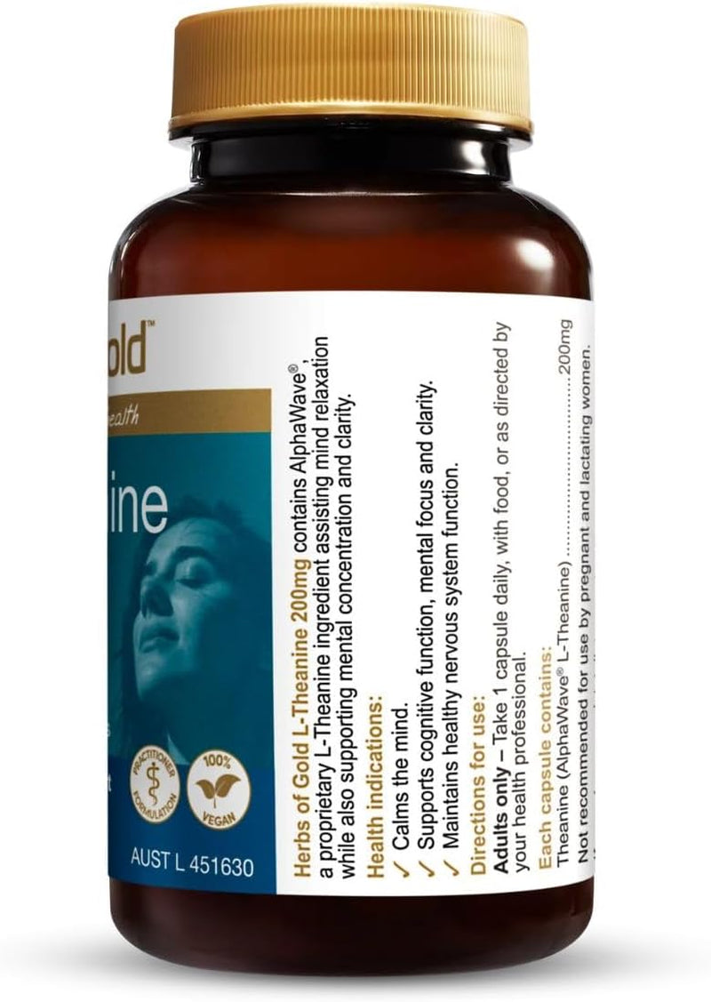 L-Theanine 200Mg 30 Capsules