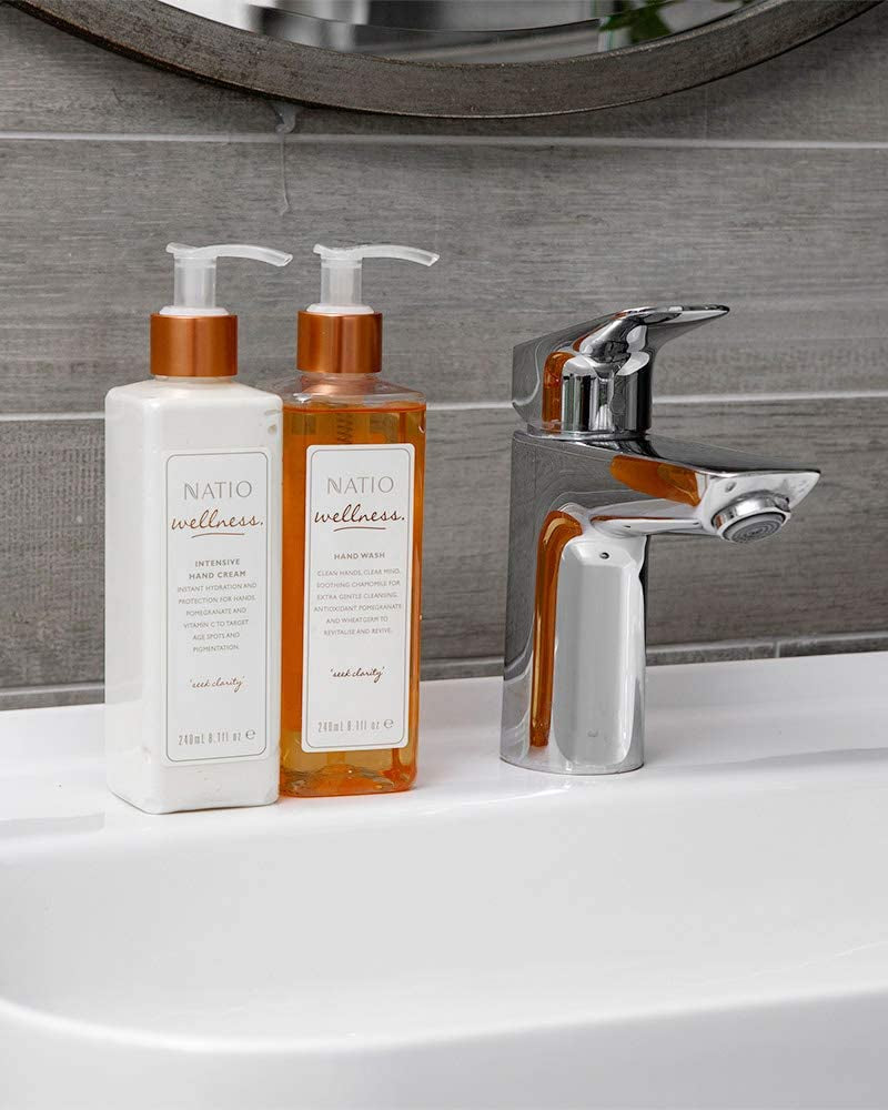 Australia Wellness Intensive Hand Cream 260Ml - Softening Hand Cream for Age Spots & Hard Working Hands - Pomegranate & Mandarin - Made in Australia