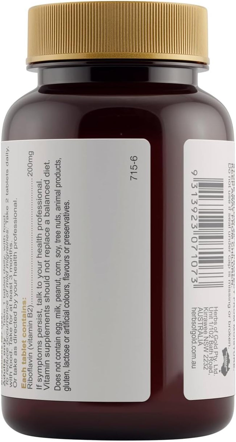 200Mg Vitamin B2 60 Tablets