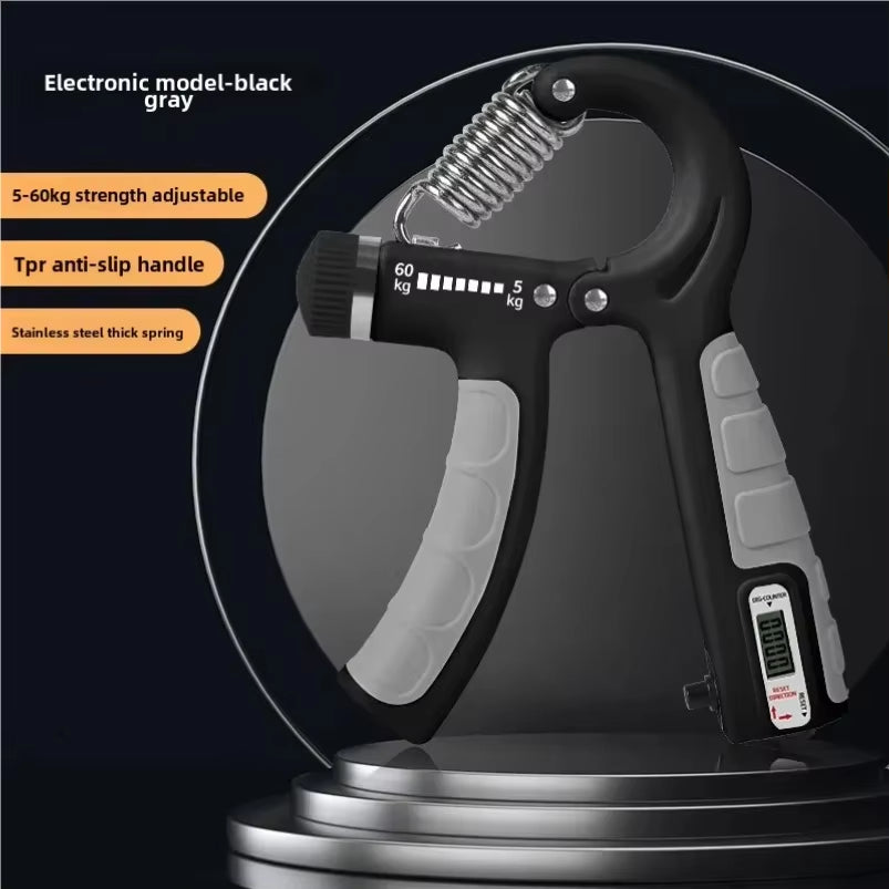 Adjustable Electronic Counting Gripper 10-100Kg Universal Muscle Sports Fitness Hand Power Device for Men and Women